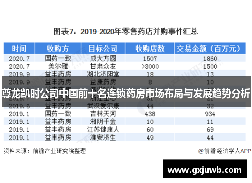 尊龙凯时公司中国前十名连锁药房市场布局与发展趋势分析